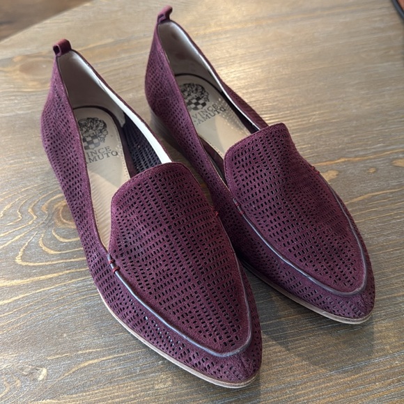 Vince Camuto Kade Burgundy Loafers - Picture 1 of 11